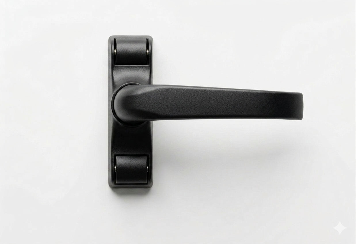Como Alum. Door Handle Lw-237 (707) White With 4 Holes Screw (ral9016) Aluminum Fastener Hardware